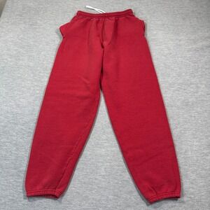 VF Image Men's Size Small Red Sweatpants Jogger Athleisure Vintage Style 90s‎